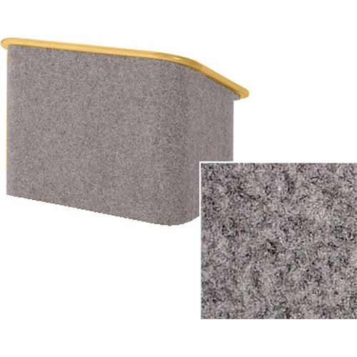 Sound-Craft Systems Spectrum Series CTL Carpeted Table Lectern - Gunmetal Natural Oak