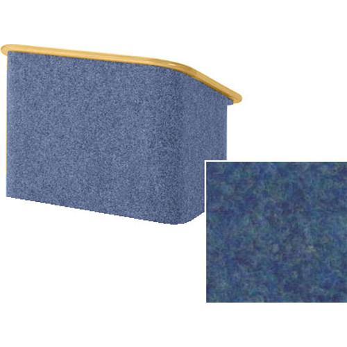 Sound-Craft Systems Spectrum Series CTL Carpeted Table Lectern - Navy Natural Oak