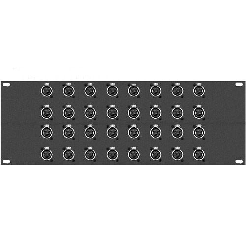 TecNec 32X45 Patchbay, Thirty-Two RJ-45 Connectors, Rackmountable