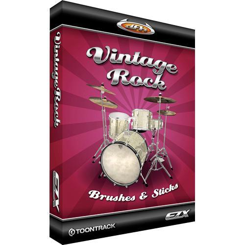 Toontrack Vintage Rock-Brushes and Sticks EZX - Expansion Pack for EZ-Drummer Plug-In Virtual Drum Module