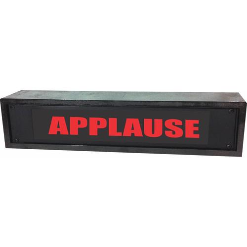 American Recorder APPLAUSE Rackmount Indicator Sign with LEDs and Black Enclosure