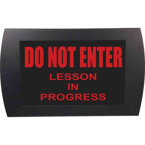 American Recorder DO NOT ENTER LESSON IN PROGRESS Indicator Sign with LEDs