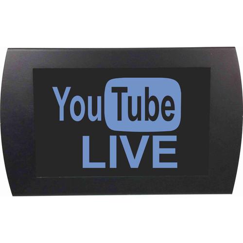 American Recorder YouTube LIVE Indicator Sign with LEDs