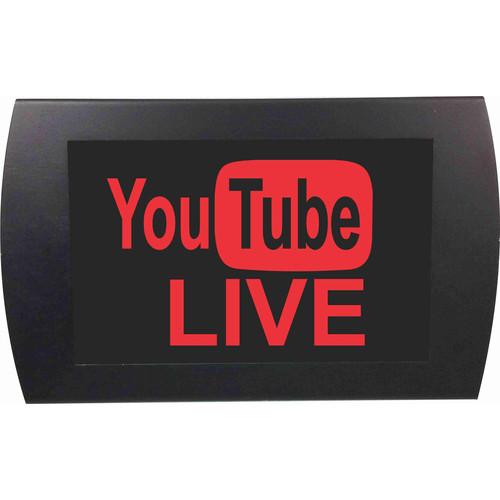 American Recorder YouTube LIVE Indicator Sign with LEDs