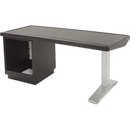 Argosy Eclipse Edit Desk with 11 RU Space Rack