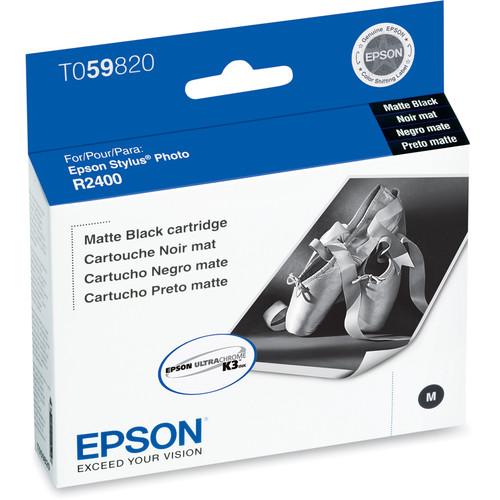 Epson UltraChrome K3 Matte Black Ink Cartridge for Stylus Photo R2400 Printer