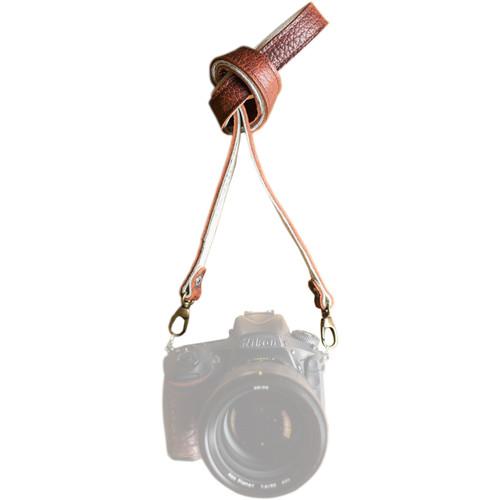 HoldFast Gear 52" Maven Classic American Bison Leather Camera Strap with Universal Clips
