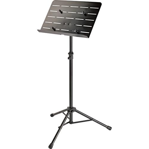 K&M Orchestra Music Stand with Tablet Holder