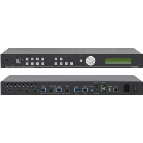 Kramer 4x4 4K60 4:2:0 HDMI HDBaseT Extended-Reach PoE Matrix Switcher