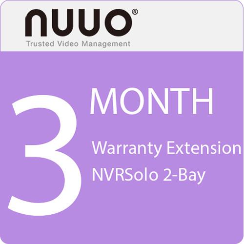 NUUO 3-Month Warranty Extension for NVRSolo 2-Bay