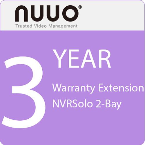 NUUO 3-Year Warranty Extension for NVRSolo 2-Bay