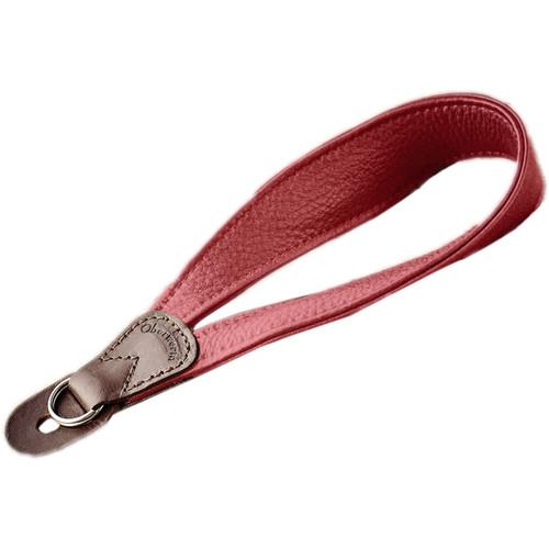 Oberwerth Isar Padded Rhubarb Leather Camera Wrist Strap