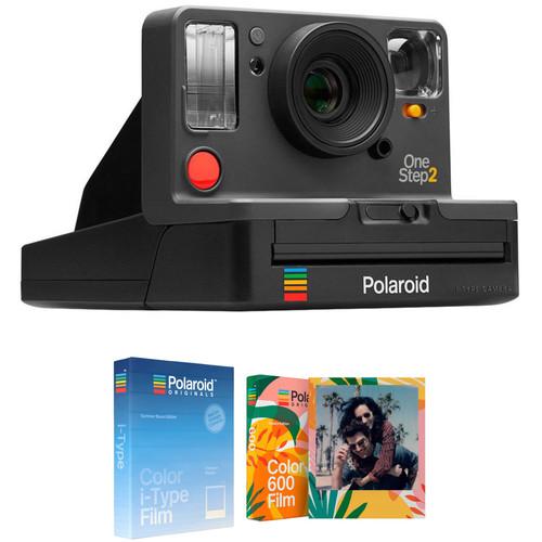 Polaroid Originals OneStep2 VF Instant Film Camera with Summer Blues and Tropics Editions Film Kit
