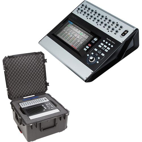 QSC TouchMix-30 Pro 32-Channel Digital Mixer Kit with Waterproof Mixer Case
