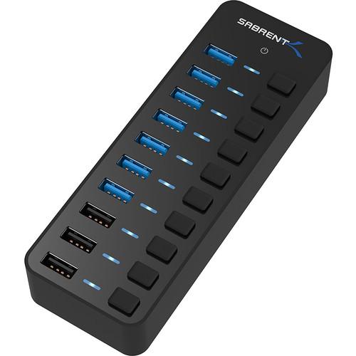 Sabrent 7-Port USB 3.0 Hub with 3 Dedicated Charging Ports