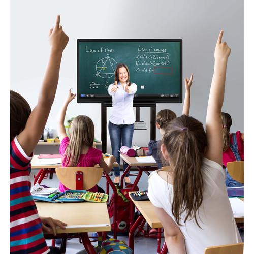 Sharp 70" AQUOS Board Interactive Display Educational Bundle with Rolling Cart