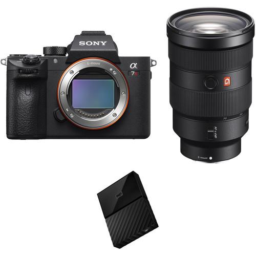 Sony Alpha a7R III Mirrorless Digital Camera with 24-70mm f 2.8 Lens and Storage Kit
