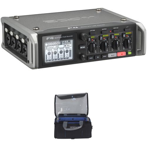 Zoom F4 Multitrack Field Recorder Kit with ORCA OR-27 Sound Bag
