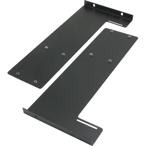 Atlas Sound 4 Rack Unit Rear Rack Rail Support Brackets for SH Series Rack Shelves