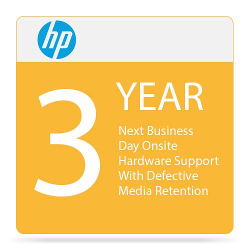 HP 3-Year Next Business Day Onsite Hardware Support with Defective Media Retention for Desktops