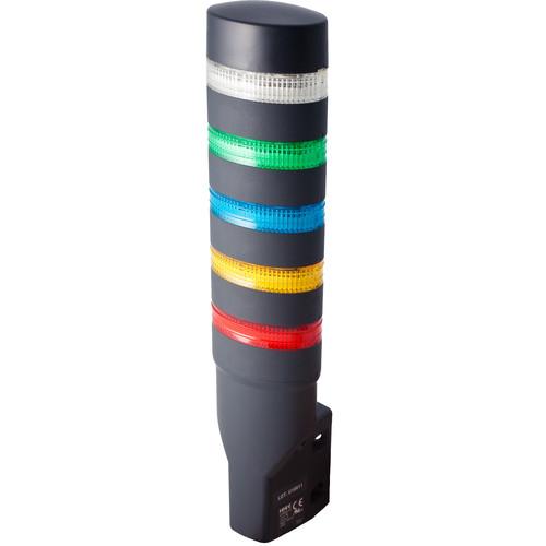 O.C. White Signal-Lite 5-Color Column Integrated Studio LED Tally Light with Wall Mounting