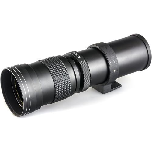 Opteka 420-800mm f 8.3 HD Telephoto Zoom Lens for T Mount