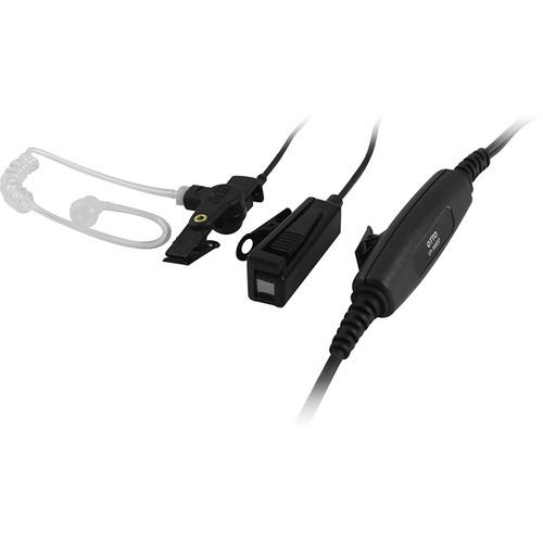 Otto Engineering V1-10804 Professional Surveillance 2-Wire Palm Microphone Kit with Heavy-Duty Cable for Motorola TETRA 2-Way Radios