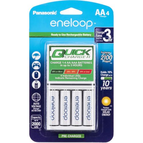 Panasonic eneloop AA Rechargeable NiMH Batteries