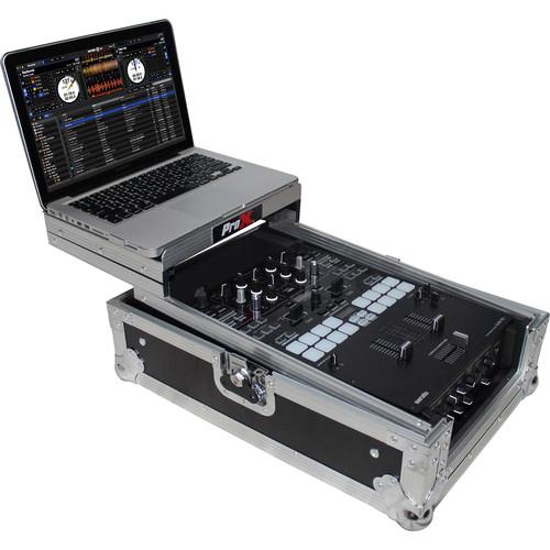 ProX XS-DJMS9LT Flight Case with Sliding Laptop Shelf for Pioneer DJM-S9 Mixer