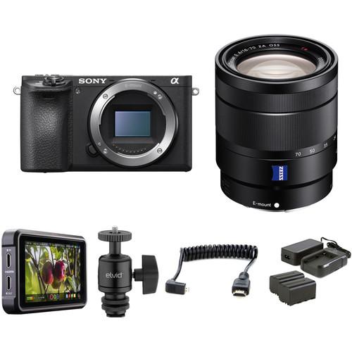 Sony Alpha a6500 Mirrorless Digital Camera with 16-70mm Lens HDR Filmmaker Kit