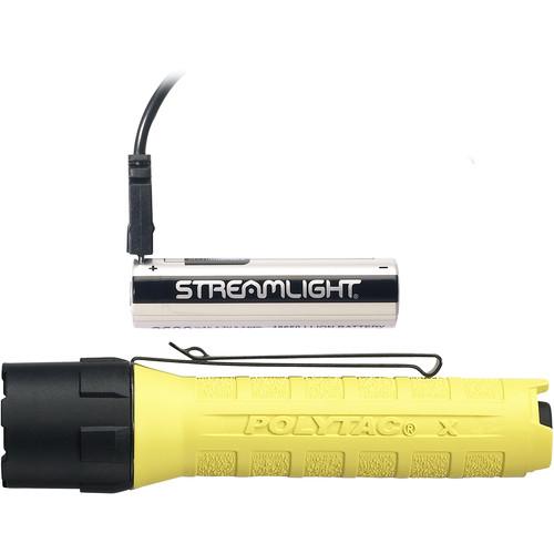 Streamlight Polytac X USB Multifuel Tactical Flashlight with 18650 Battery & Charge Cable