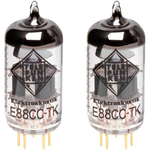 Telefunken E88CC-TK 6922 Black Diamond Series Vacuum Tubes
