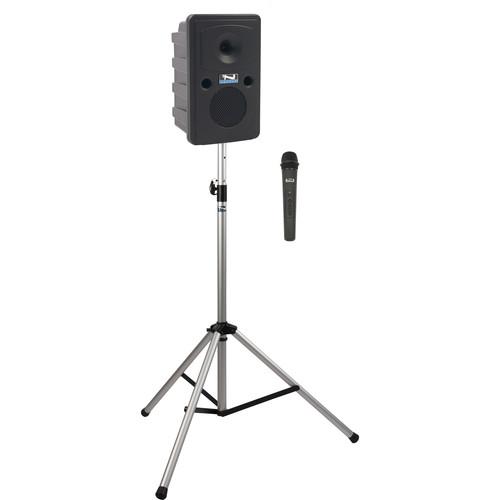 Anchor Audio GG-BP1-H Go Getter Portable Sound System Basic Package 1 with One Wireless Handheld Microphone and Speaker Stand