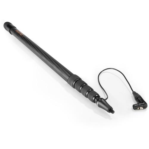 Auray CFP-58B Carbon Fiber Telescoping Boom Pole with Internal Cable & Bottom XLR Base