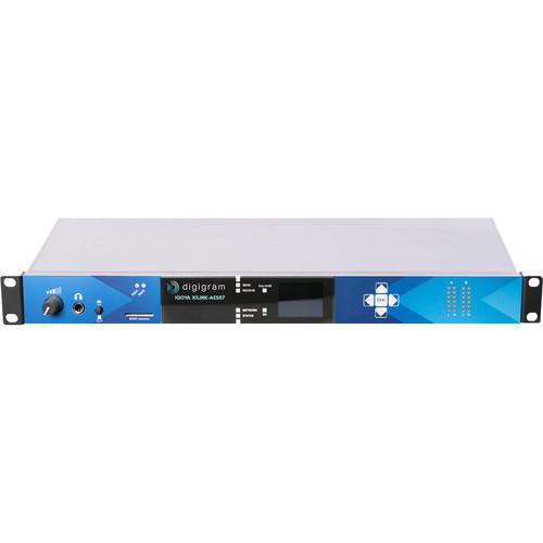 Digigram 1RU Multi-Stereo IP Audio Codec f SSL STL Apps.2-6 I O Channels On Livewire Ravenna AES67 RJ45