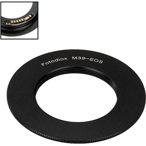 FotodioX Lens Mount Adapter with Generation v10 Focus Confirmation Chip for M39-Mount Lens to Canon EF or EF-S Mount Camera