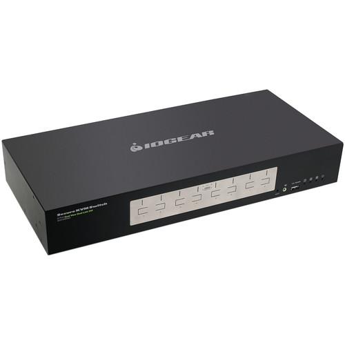 IOGEAR 8-Port Dual View Dual-Link DVI Secure KVM Switch