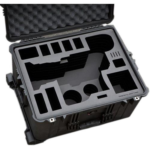 Jason Cases Hard Rolling Case for Sony FS7 Camera and Lens with Bottomplate