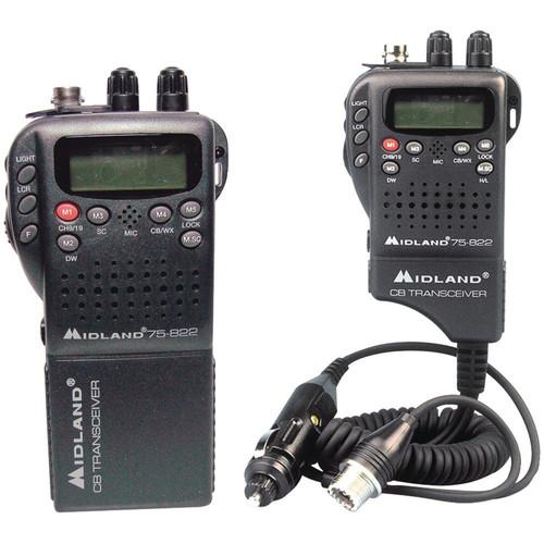 Midland 75-822 40-Channel 2-in-1 CB Radio with Weather Alerts