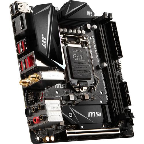 MSI MPG Z390I GAMING EDGE AC LGA 1151 Mini-ITX Motherboard