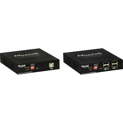 MuxLab KVM HDMI over IP PoE Extender Kit