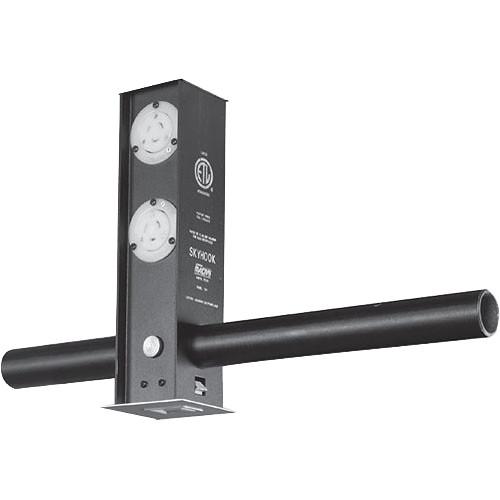 NSI Leviton Retractable Quad 20A Edison Skyhook Receptacle