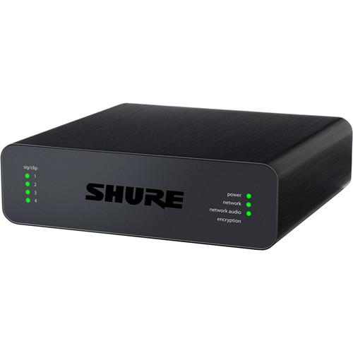 Shure Microflex Advance 4-Channel Dante Mic Line Audio Network Interface Unit