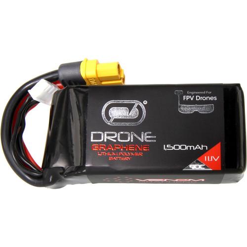 Venom Group FPV Race Series Graphene 1500mAh 90C 3S 11.1V LiPo Battery with UNI 2.0