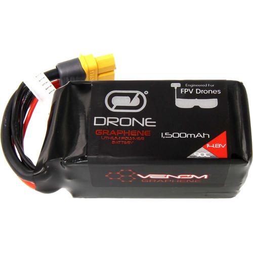 Venom Group FPV Race Series Graphene 1500mAh 90C 4S 14.8V LiPo Battery with UNI 2.0