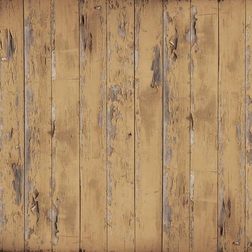 Westcott Distressed Wood Art Canvas Backdrop with Hook-and-Loop Attachment