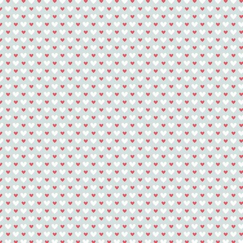 Westcott Hearts Matte Vinyl Backdrop with Hook-and-Loop Attachment