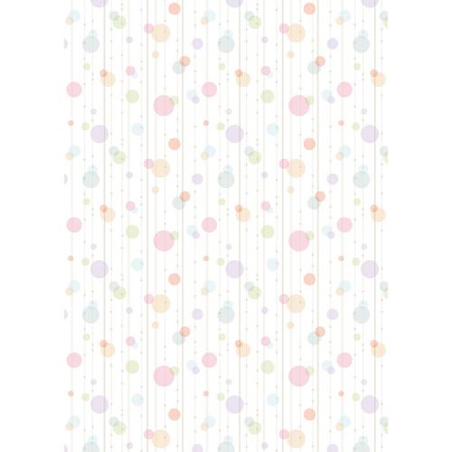 Westcott Party Dots Art Canvas Backdrop with Grommets