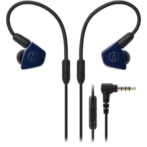 Audio-Technica Consumer ATH-LS50iSNV In-Ear Headphones with In-Line Mic and Control