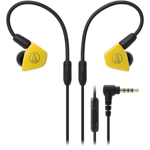 Audio-Technica Consumer ATH-LS50iSSYL In-Ear Headphones with In-Line Mic and Control